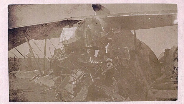 B Satin Bird Crash 1927