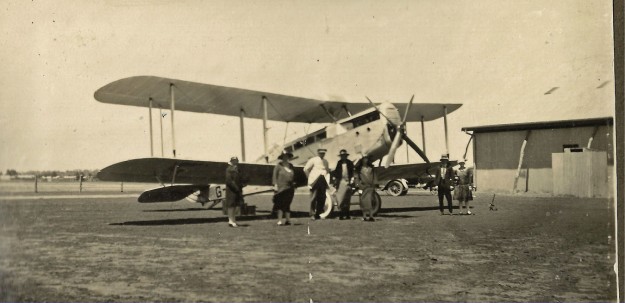 Plane at Hay 1920s