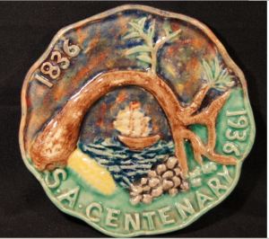 1836 centenary plate