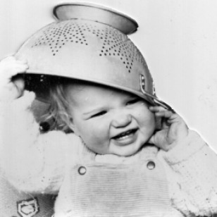 Sally with colander b