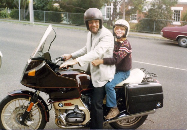 A visiting -motorbike 1979