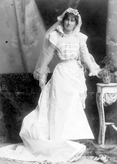 Isadora levy fricke wedding dress 1898