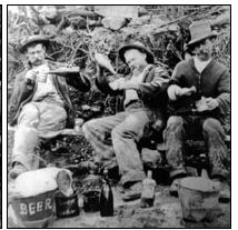 Three miners Beechworth History